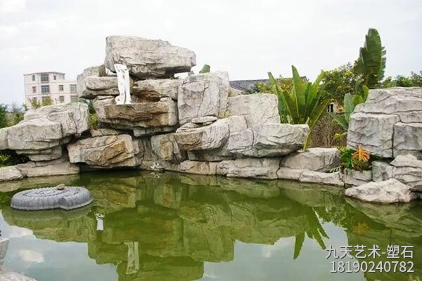 塑石假山水景景觀，參考價格：380元/平方米
